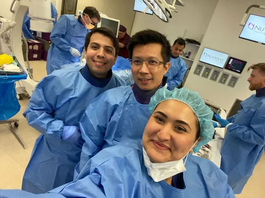 Cadaver-lab training course team photo