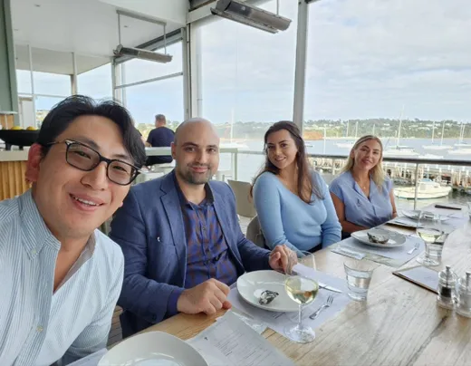 Waterfront team lunch